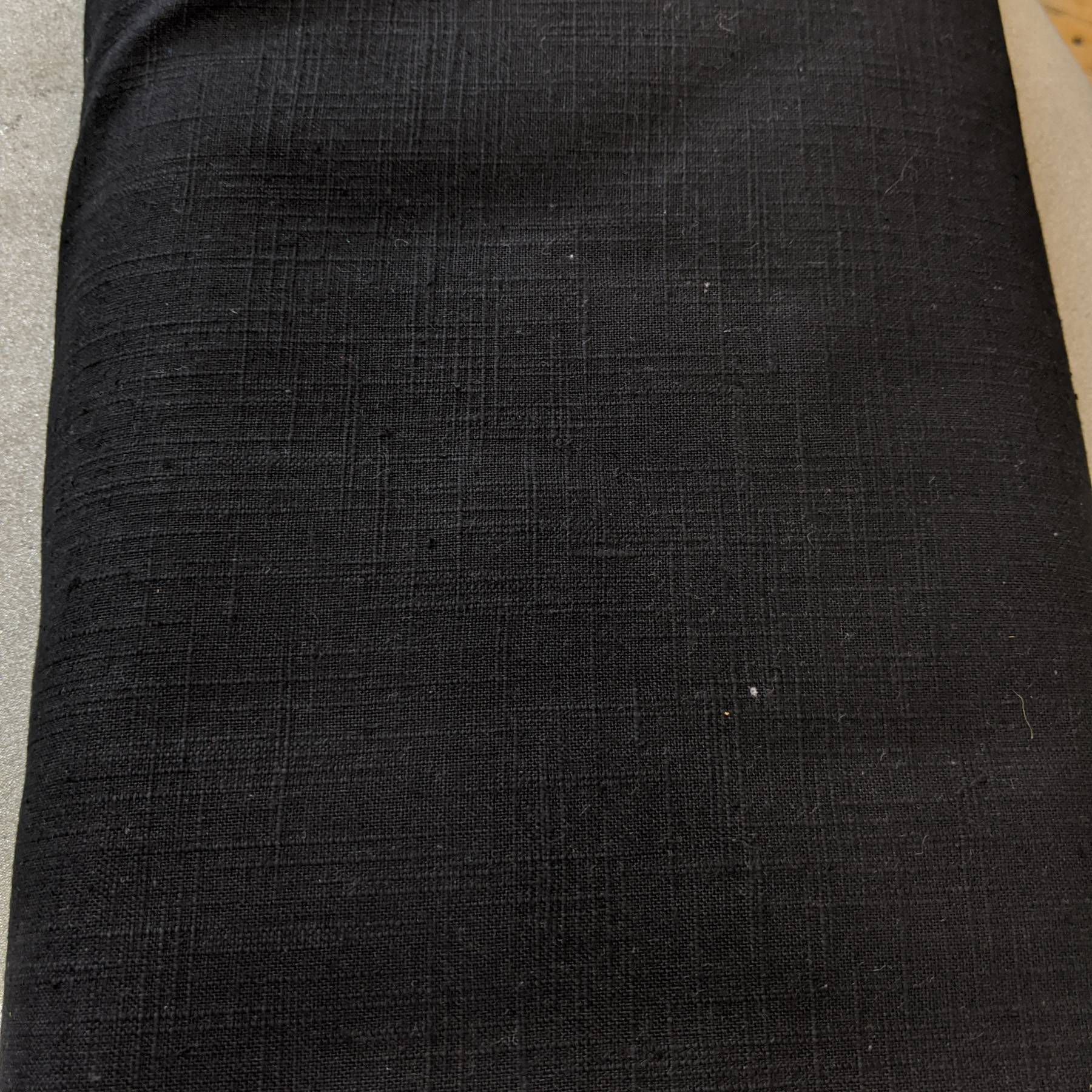 black denim by the yard